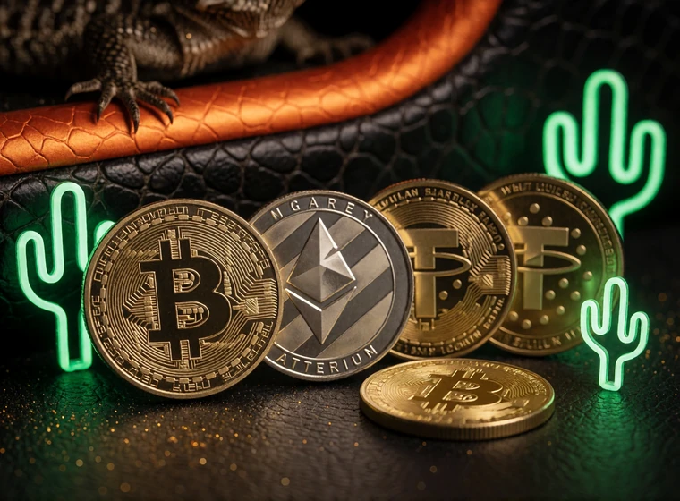 Bitcoin Ethereum Litecoin Tether Cardano und Dogecoin als Krypto Casino Zahlungsmittel bei Lizaro