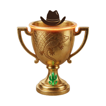 Goldener Tournament-Pokal als VIP Bonus Extra bei Lizaro