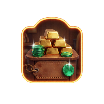 Shop-Goldbarren-Icon f&uuml;r Reward-Extras im Lizaro VIP Programm