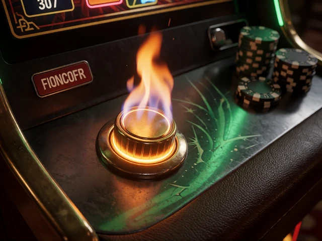 Bonus-Buy-Schalter mit Neonflamme f&uuml;r Lizaro Casino Spiele und Online Slots